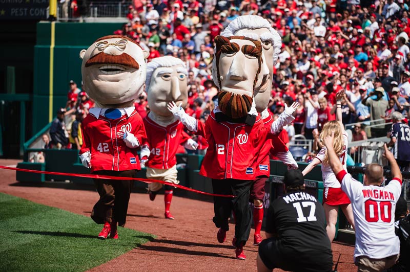 Racing Presidents at 라이브카지노 Nationals baseball game - Things to do this spring and summer in 라이브카지노, DC